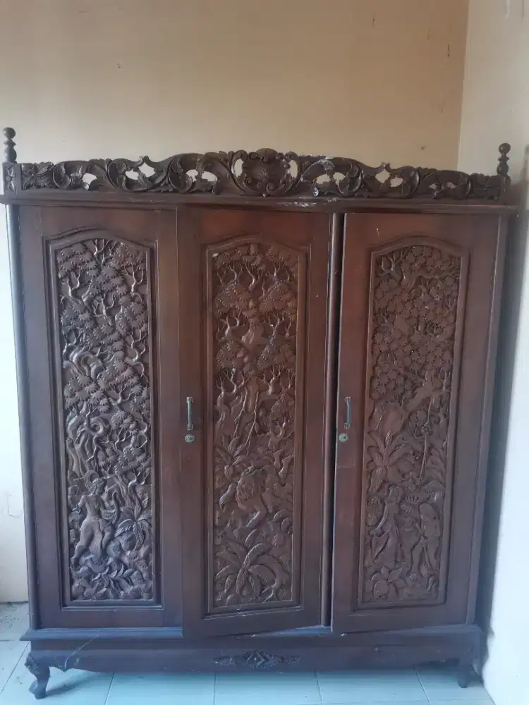 DIJUAL Koleksi Langka Jati Jepara Lawas 1983