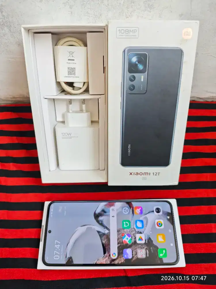 Xiaomi 12T 5G 8/256 Fulset ori segel mulus no minus istimewa