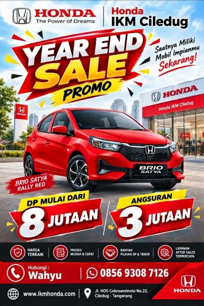 Honda Brio 2026 Bensin