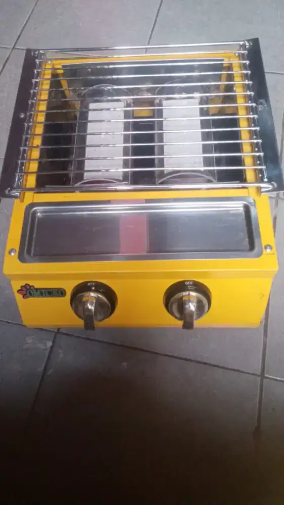 Jual Bu, kompor panggang 2 tungku