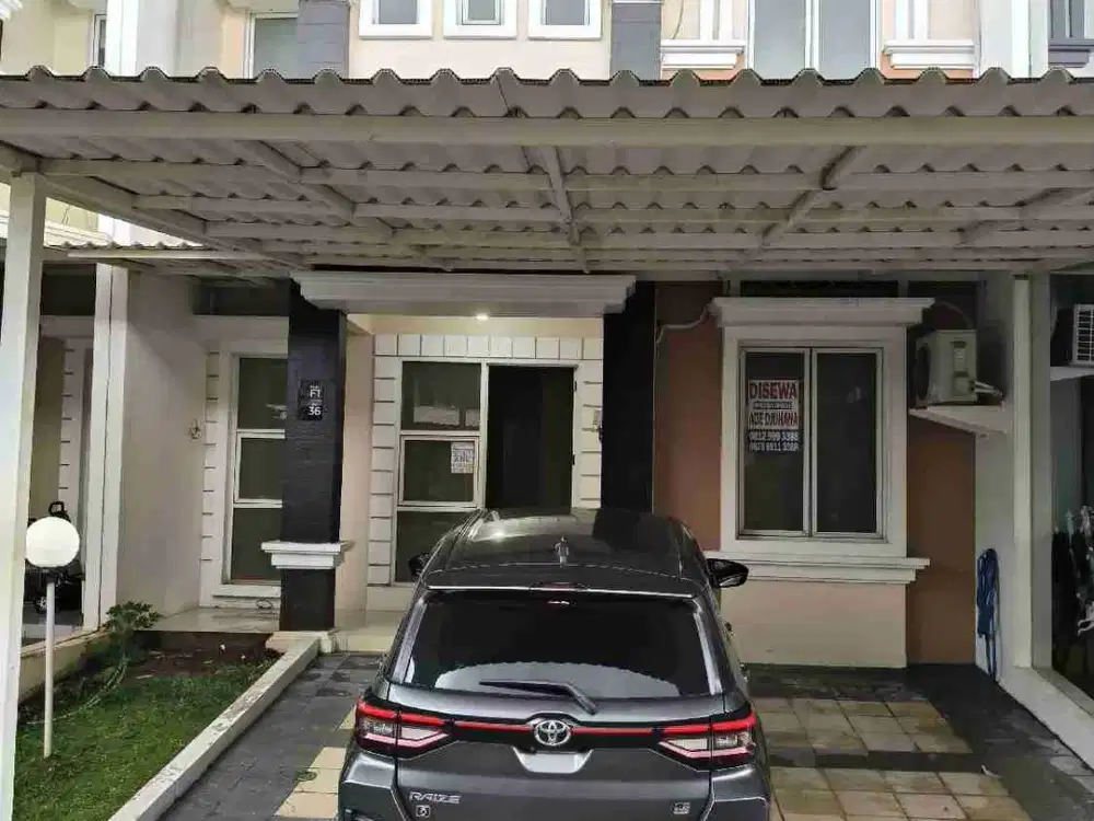 Disewakan Cepaattt
Rumah 2 lantai Cluster Fiordini 
Gading Serpong