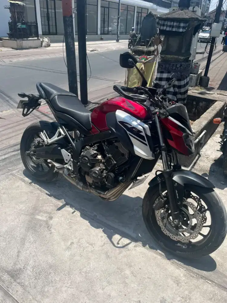 Honda CB 650 F merah good condition