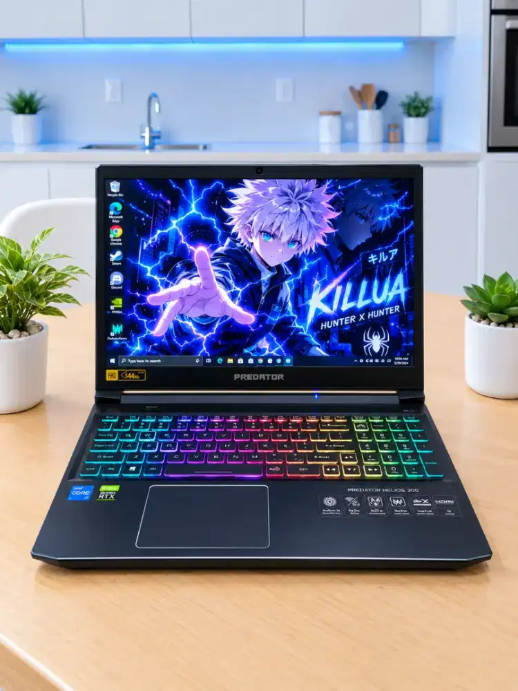 Acer Predator Helios i7 Gen 11 RAM 16GB SSD 512GB RTX 3070 8GB Mulus
