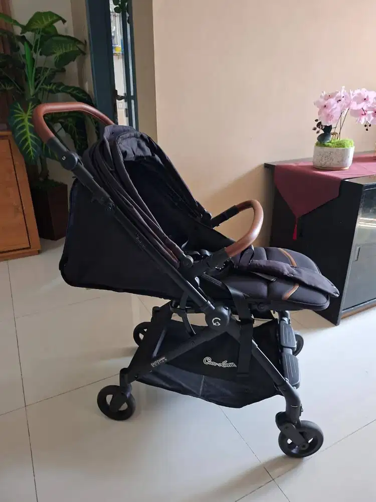 Stroller Coco Latte Verzza CL-AL21228A Hitam