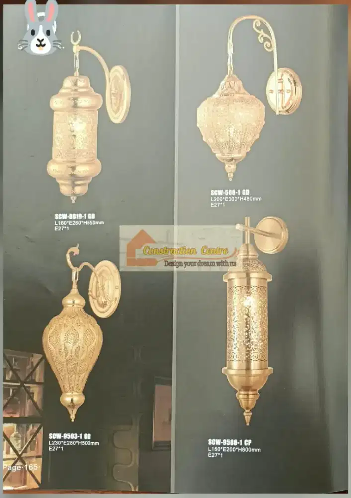 lampu dinding arabian
