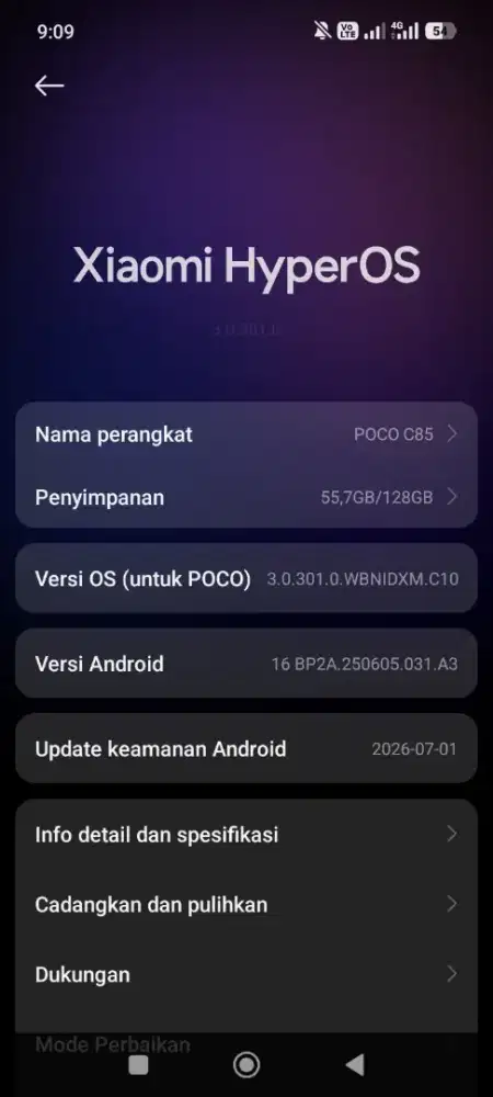 Poco C85 ram 6/128GB mulus