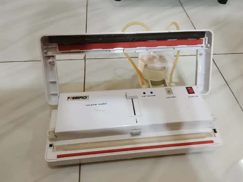 Mesin vacuum sealer powerpack - alat pres plastik vacum makanan normal