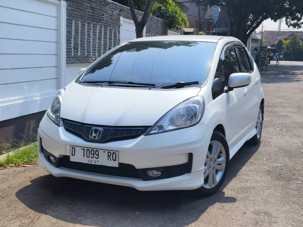 honda jazz rs mt manual 2012 putih mulus bandung