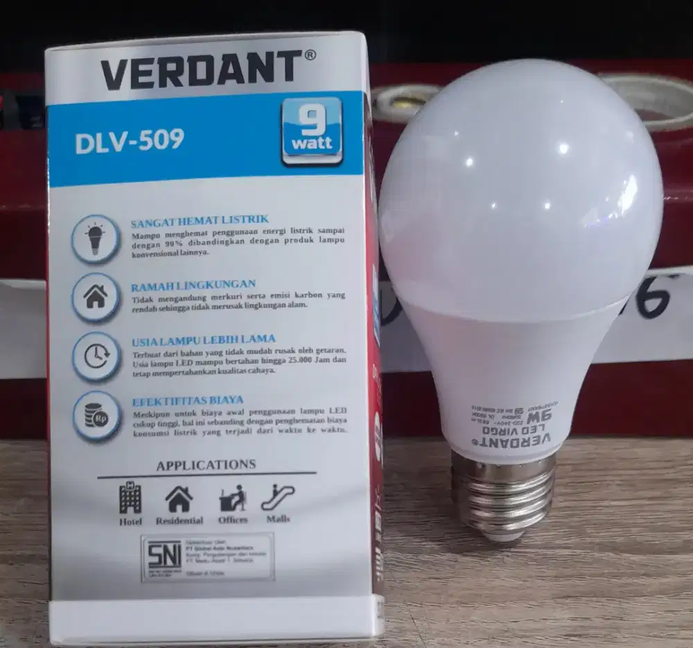 Lampu LED Verdant Virgo 9 watt