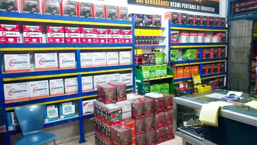 Aki Accu Baru Murah Garansi 1th Free ongkir