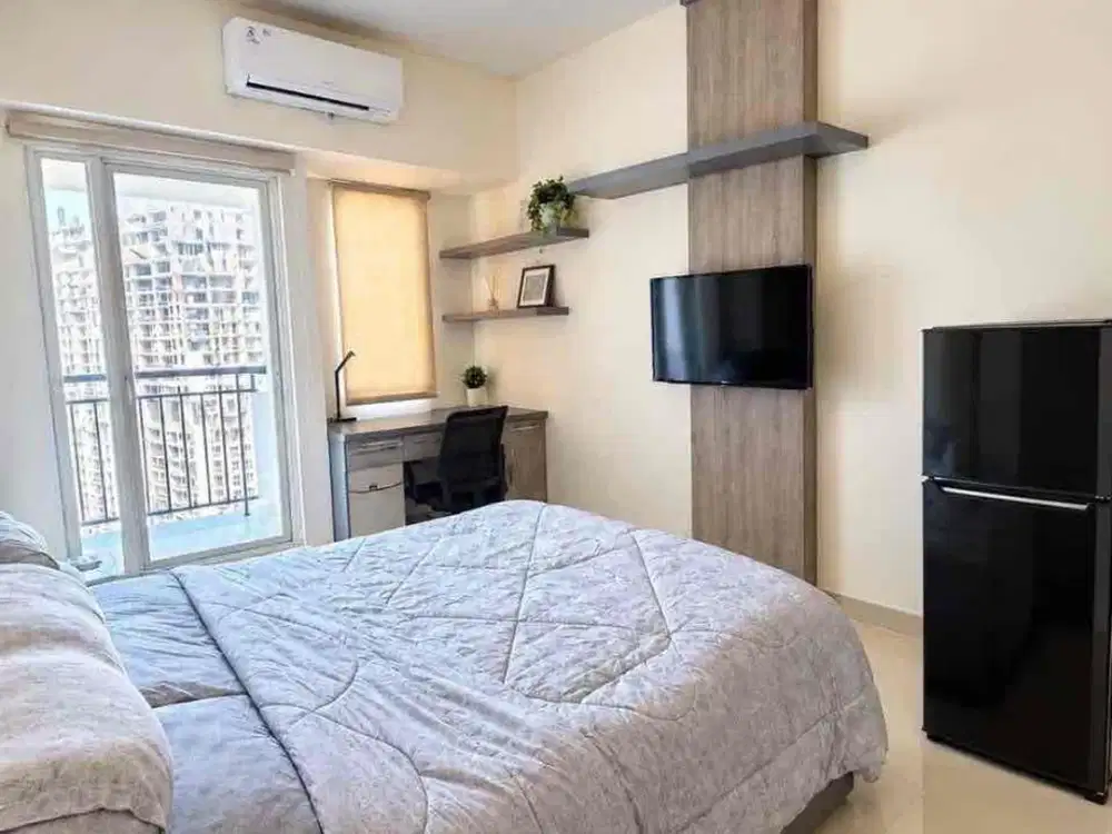 Murah Apartemen Orchard Pakuwon Tipe Studio Siap Huni Full Furnish Lantai Rendah View City