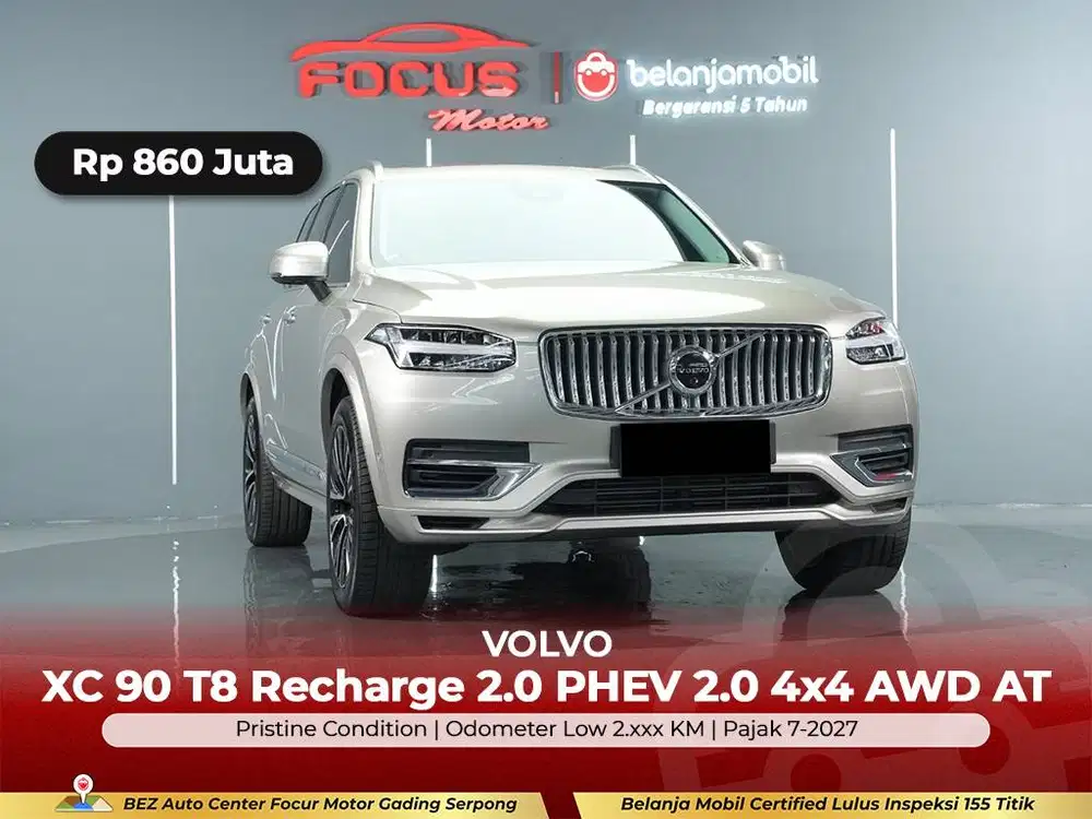 [GARANSI 5TH AWD KM 2RB] Volvo XC90 XC 90 T8 PHEV 2.0 2021/2022/2023