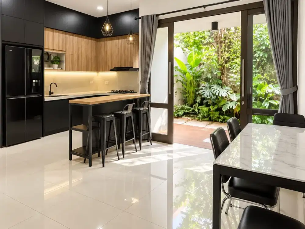 Jual Cepat Rumah Modern Taman Holis Indah Semi Furnish Siap Huni
