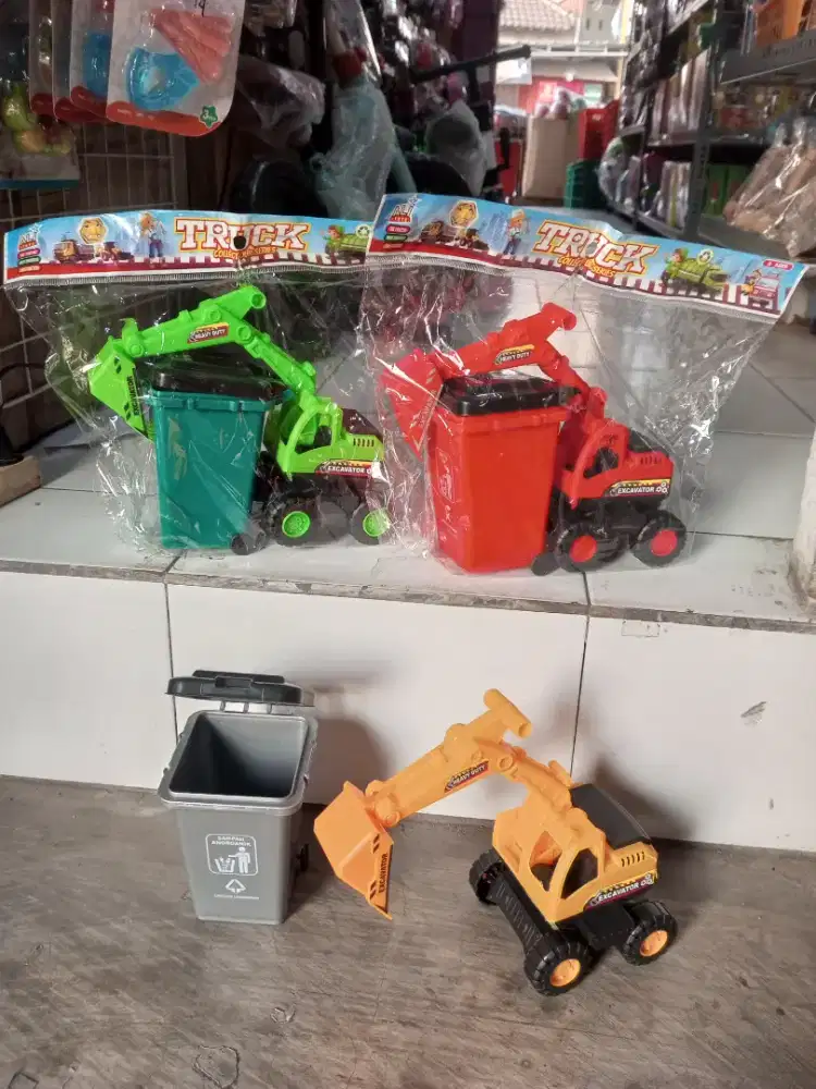 Mainan Anak Truk sampah bego