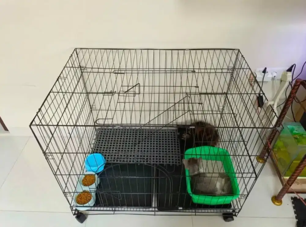 Kandang Kucing Lipat 90×60×70