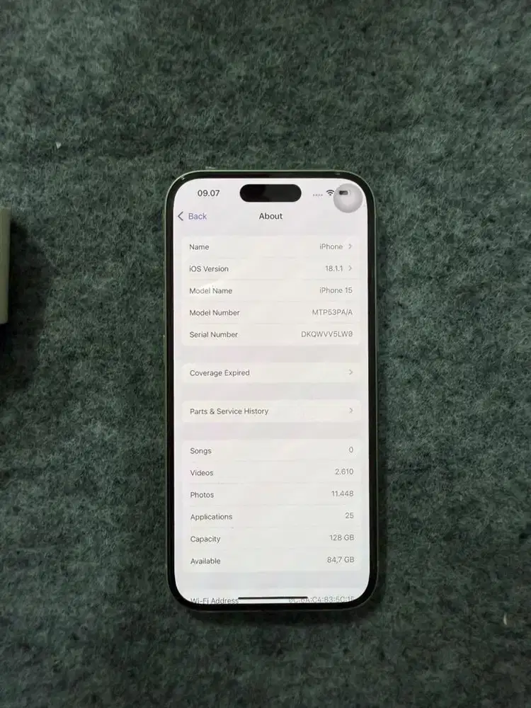 Iphone 15 Green 128 gb Ori Ibox