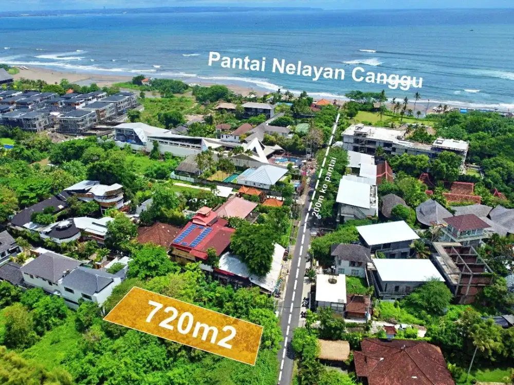 Tanah alan utama pantai canggu