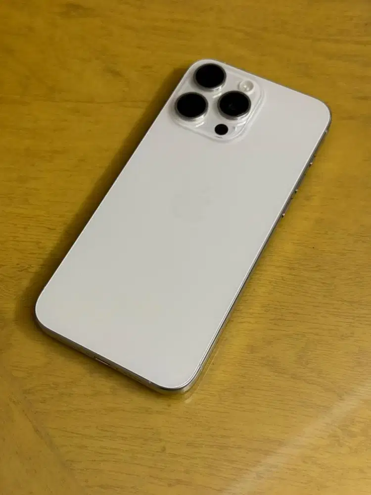DIJUAL iPhone 15 Pro Max 1 TB – Titanium White - NO MINUS