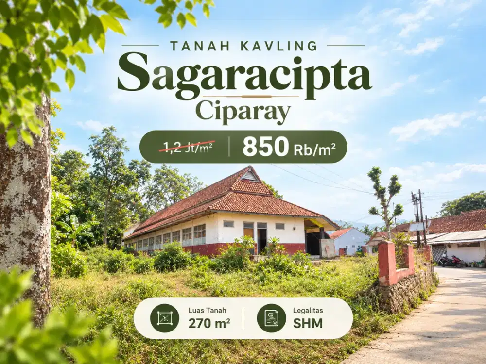 Tanah SHM Kawasan Penghubung Kawasan Ciparay-Pacet