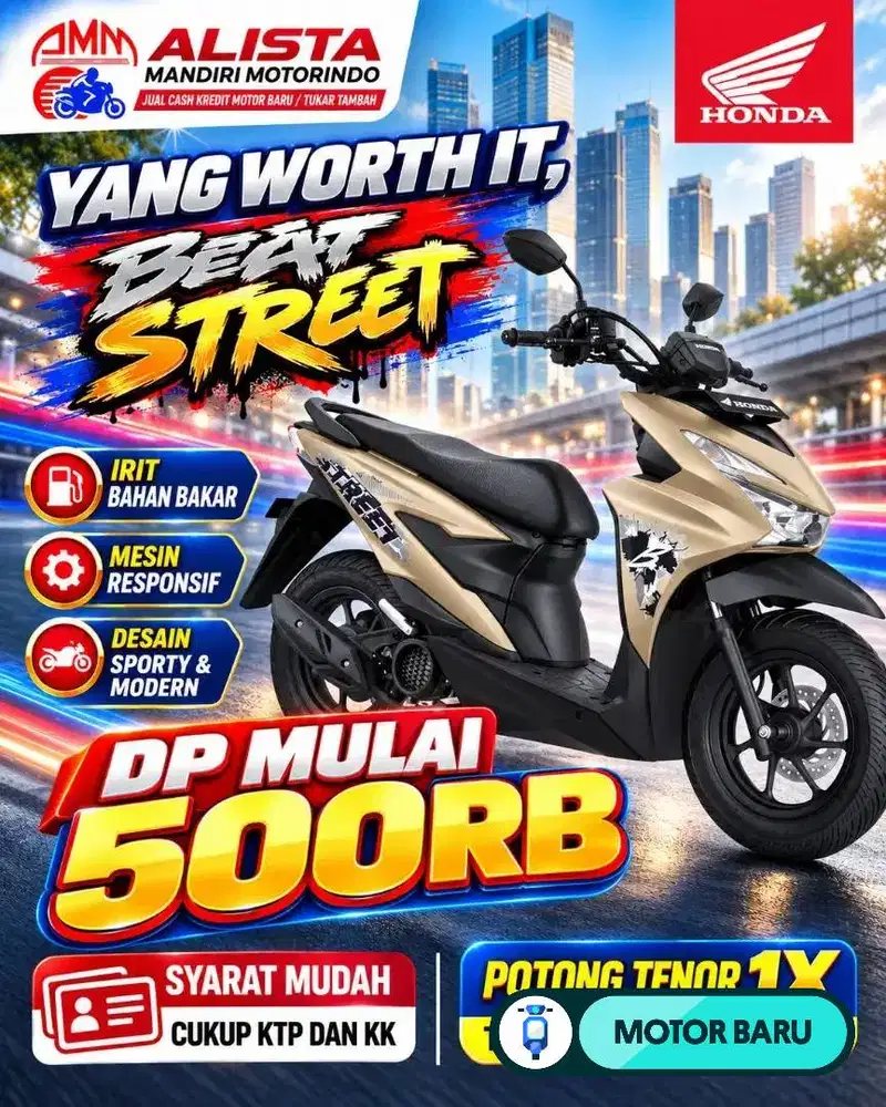 DP 500 ribu  ang 980 x 34 bln NEW BEAT STREET