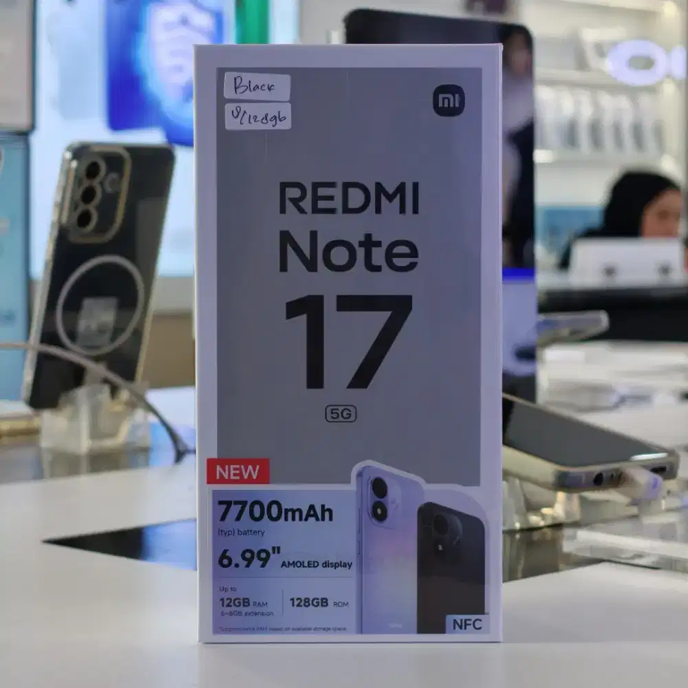 Redmi Note 17 5G Diskon 400rb Pembelian Cash / Kredit