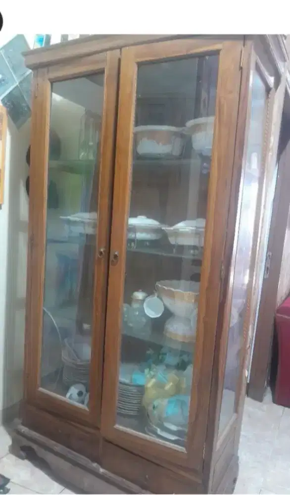 Jual Lemari Jati Hias