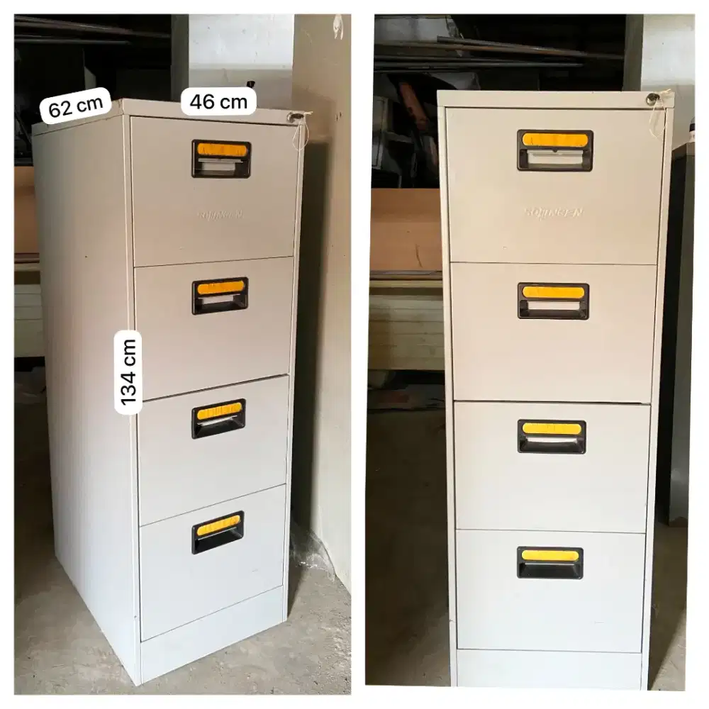 Second Filling Cabinet Solingen 4 Laci Lemari besi susun 4 laci bekas