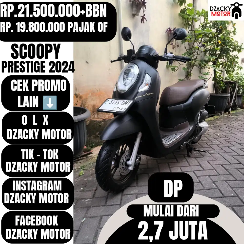 SCOOPY PRESTIGE 2024 SECOND LIKE NEW