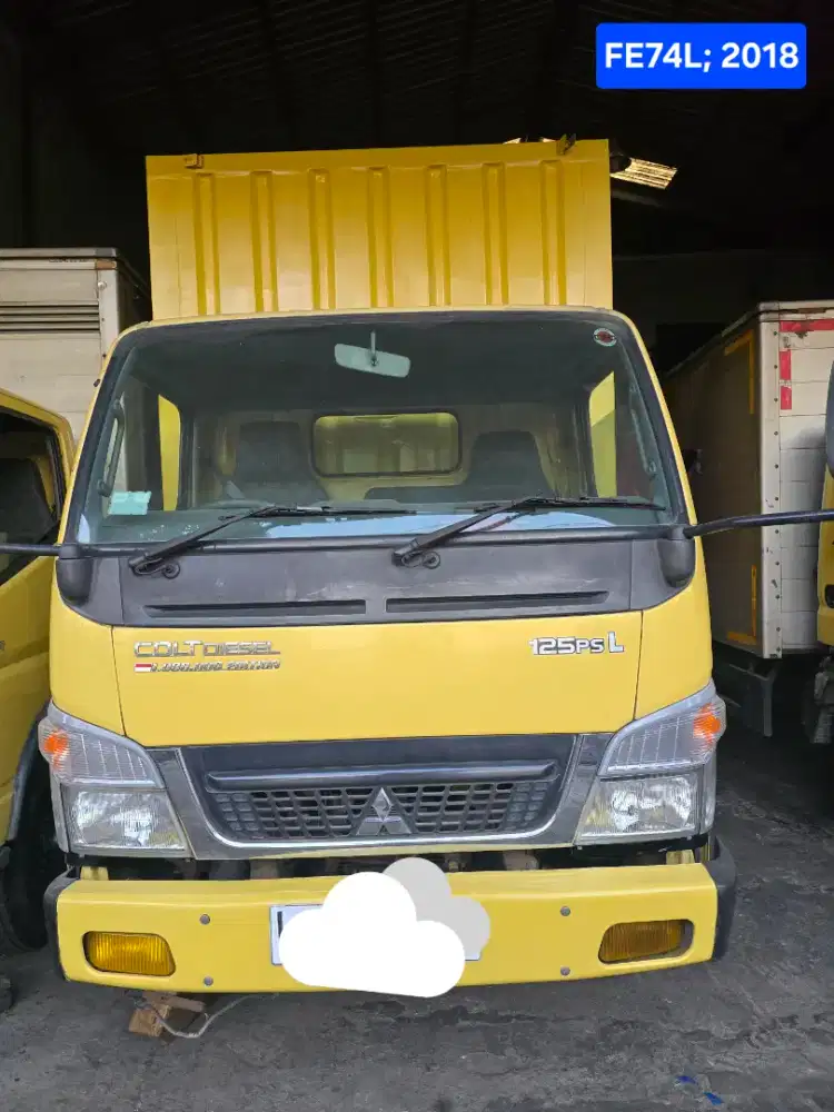 Truk Mitsubishi Canter 6roda Long chasis Box 2019