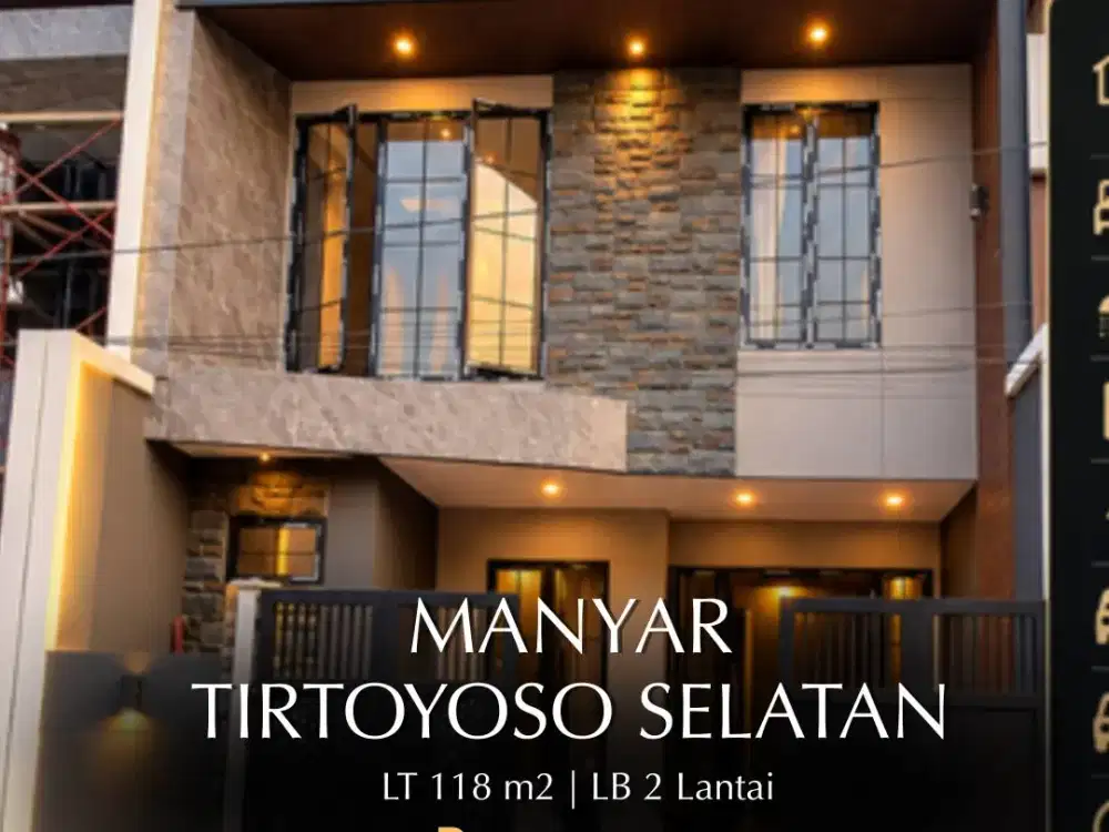 DIJUAL RUMAH MANYAR TIRTOYOSO