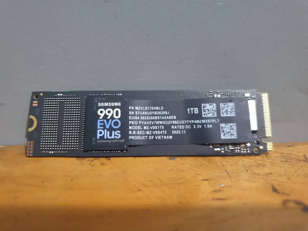 NVME Samsung 990 EVO Plus 1TB Garansi November 2030