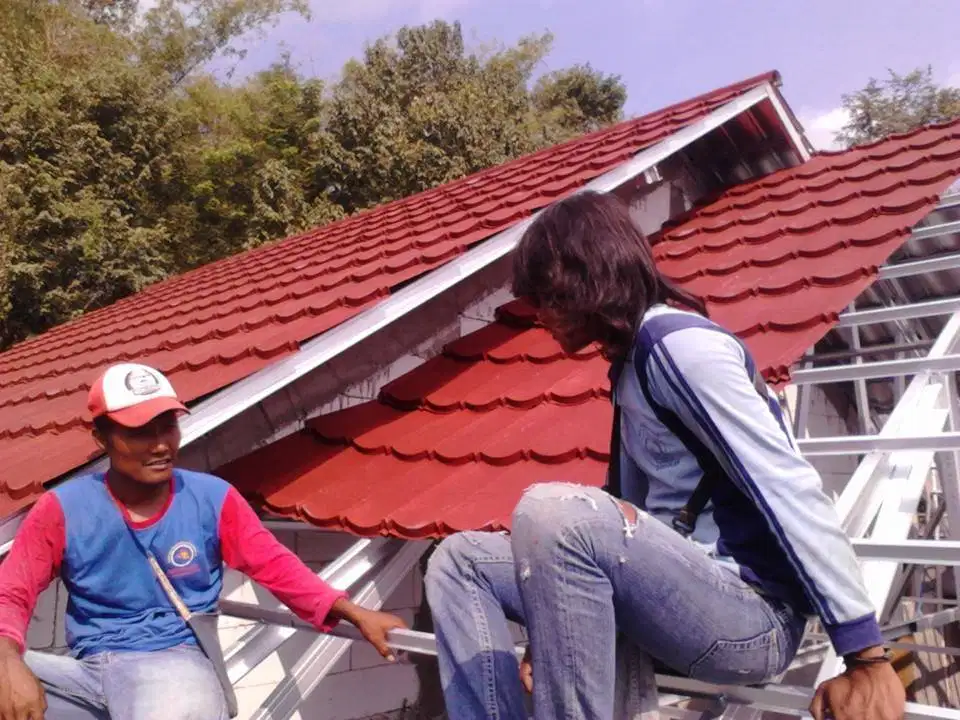 Pasang Baja Ringan KENCANA Berkualitas No 1 Garansi 10TH & Pling KUAT