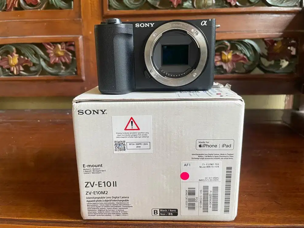 Sony zv e10 mark ii Like New