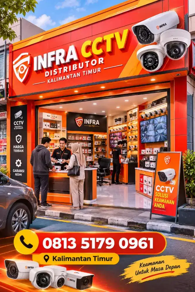 CAMERA CCTV ONLINE DIHP BERGARANSI SIAP PASANG INSTALASI 3MP