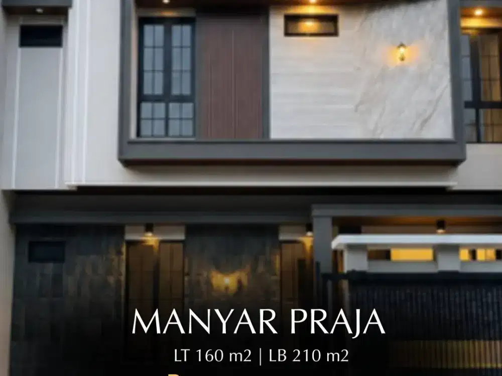 DIJUAL RUMAH MANYAR JAYA PRAJA