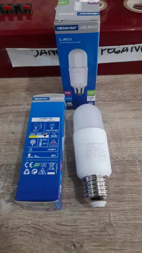 Lampu LED Megaman P Bulb 9 watt