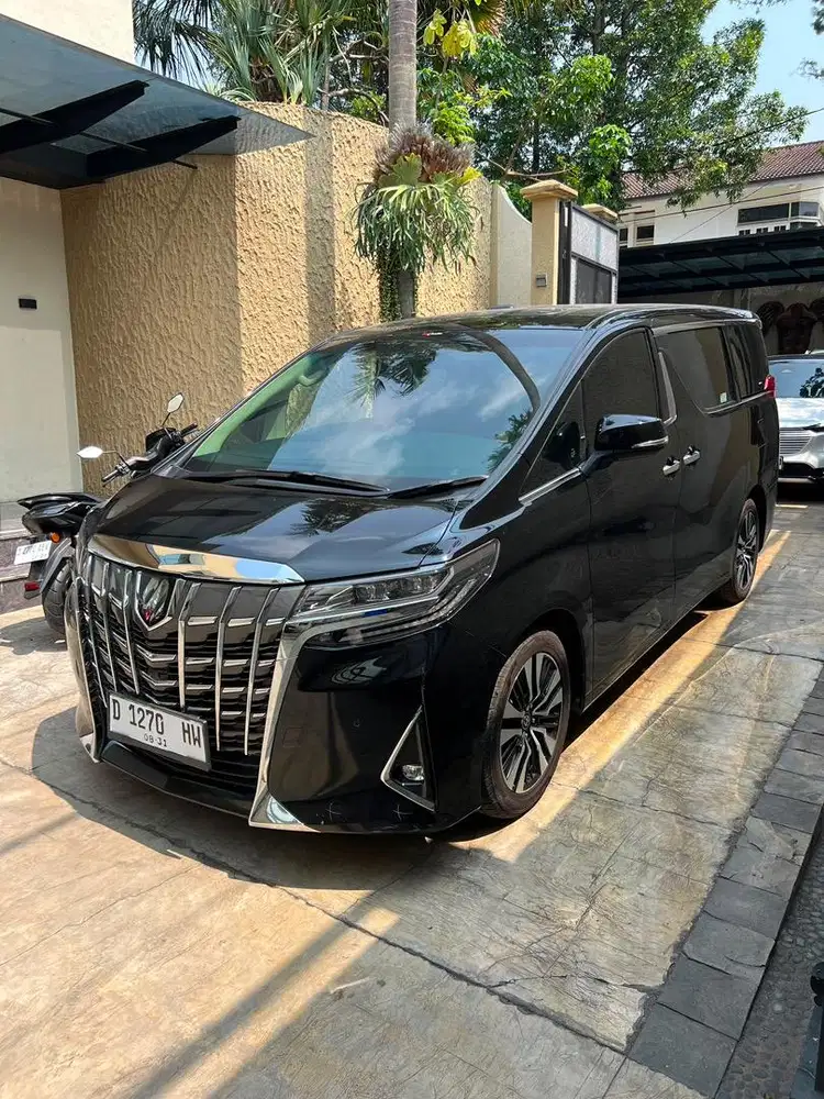 Toyota alphard G atpm 2021 hitam