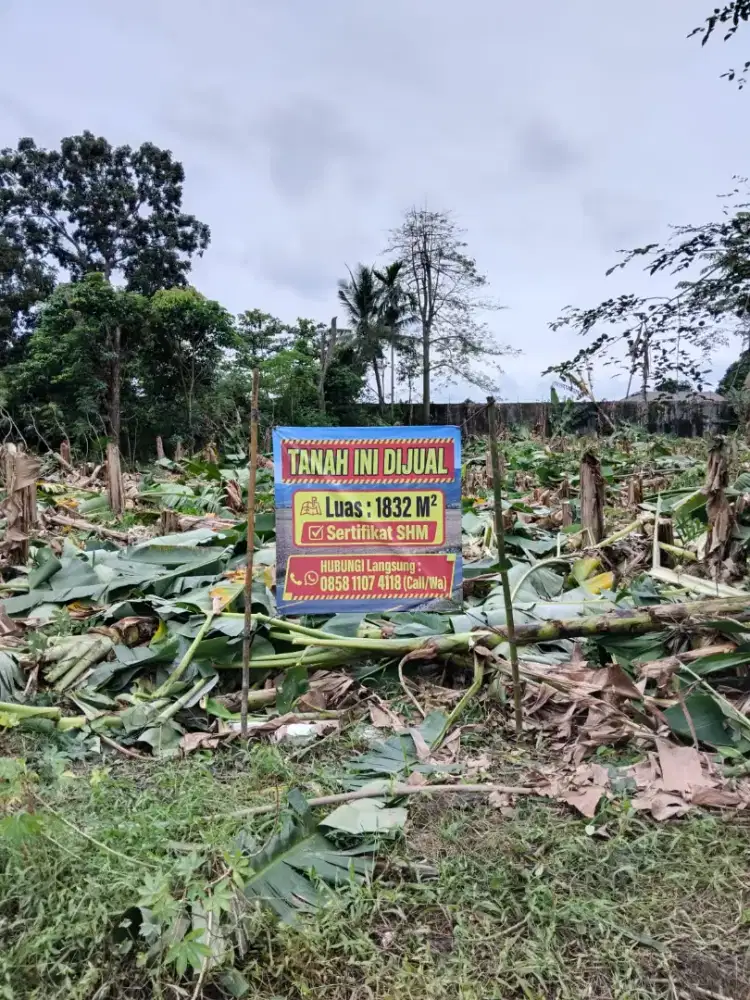 Dijual Cepat Tanah SHM 1832m2