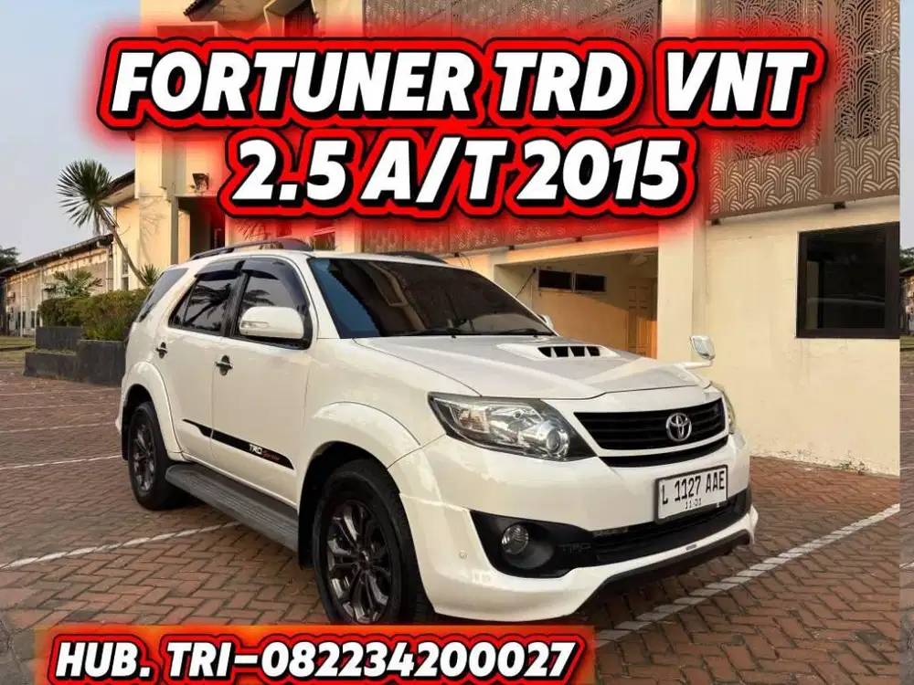 Fortuner TRD VNT 2015 At ORI Spr Istimewa