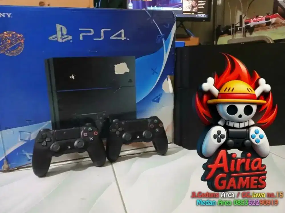 Ps4 fat 1tb fullset fullgames