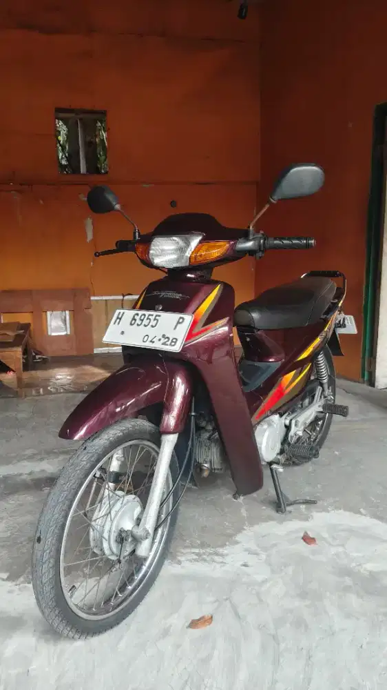 Supra tromol merah maron original utoh