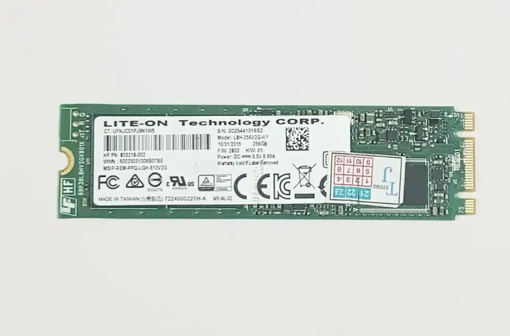 SSD M.2 SATA-3 Lite-ON 256 Gb Original Second Normal Tested