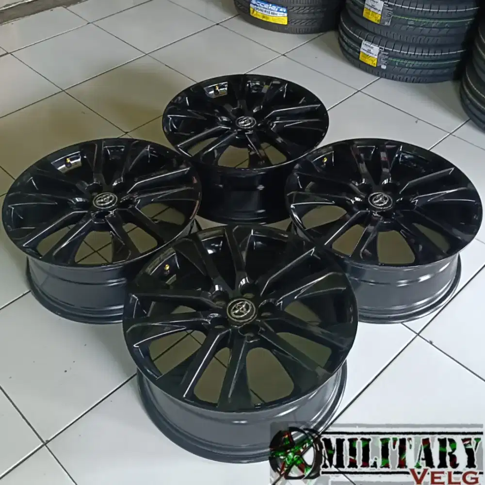 Velg Innova Zenix Type-Q R18 Blackglossy