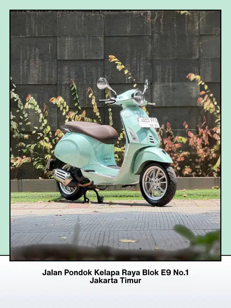TERMURAH PIAGGIO VESPA PRIMAVERA 150 IGET ABS FACELIFT TH 2020 GREEN