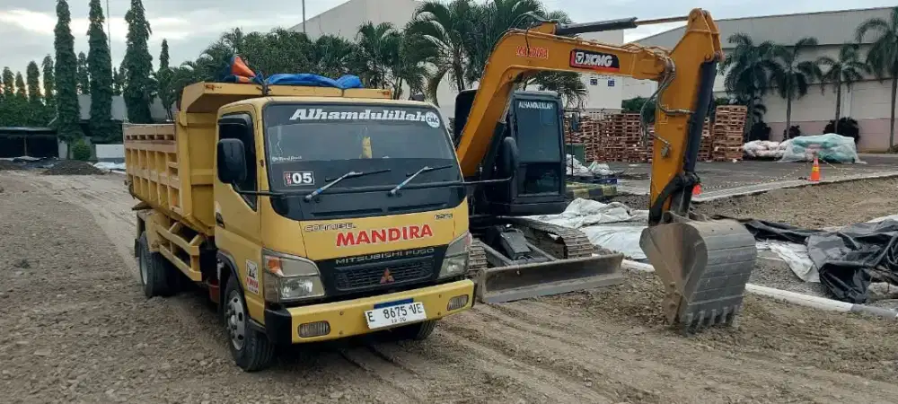 Excavator PC 50 Tanam Roller Wales Vibro  Dumo truck