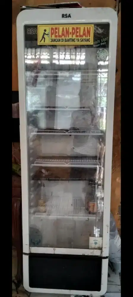 Jual showcase RSA satu pintu