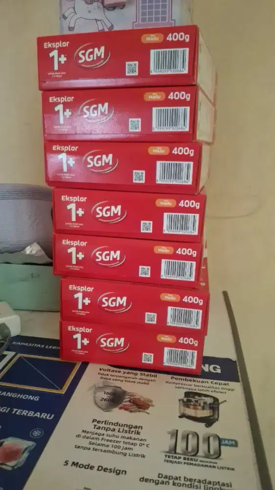 Djual susu sgm 1-3thn rasa madu 400gr