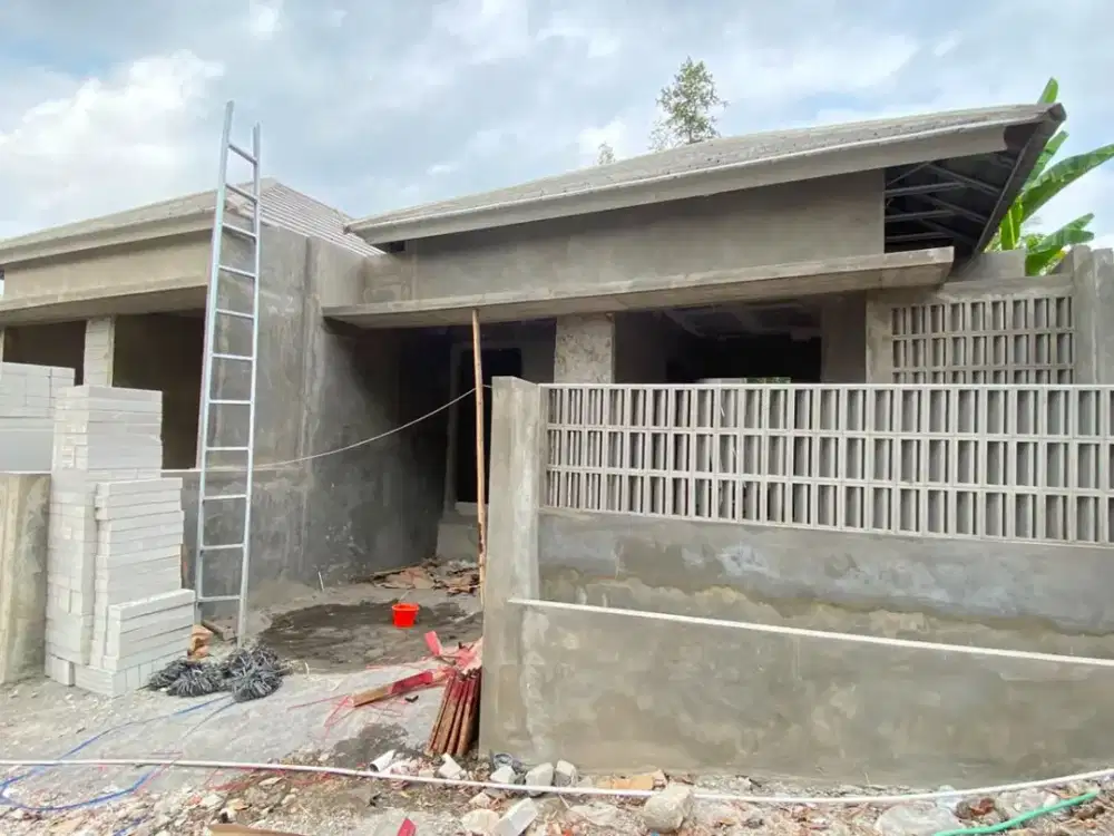 RUMAH BARU PROSES BANGUN DEKAT KAMPUS UMY – MULAI 450 JT-AN NEGO, SISA 2 UNIT