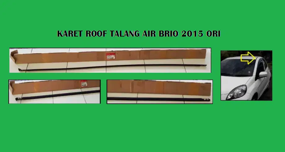 KARET ROOF TALANG AIR HONDA BRIO (KIRI) 2015
