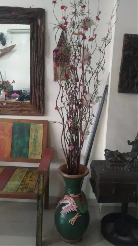 DIJUAL POT BUNGA TANAH MERAH MURAH